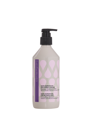 Contempora Shampoo Tonalizzante Silver capelli biondi grigi antigiallo Barex Italiana